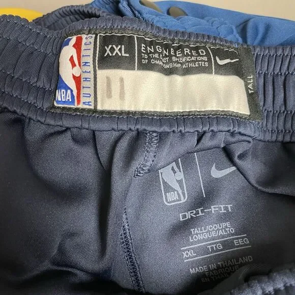 Naz Reid Game Worn UsedNike Pre Game Pants Timberwolves Size XXL Tall Blue